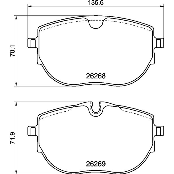 TEXTAR PC BRAKE PADS image