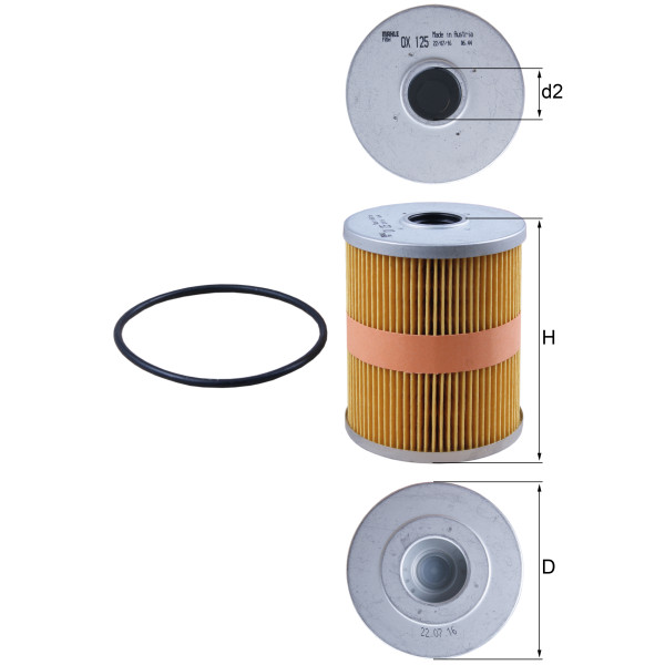 OIL FILTER - ELEMENT image