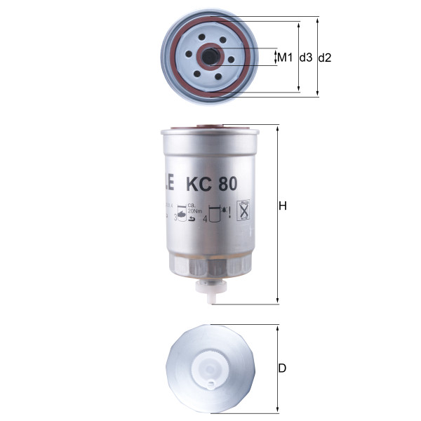 FUEL FILTER - SPIN ON image