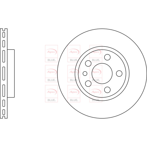 BRAKE DISC (FRONT) (SINGLE) image