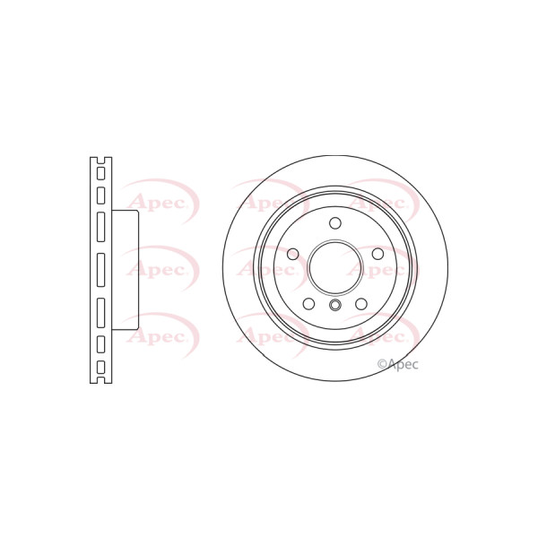 APEC BRAKE DISC (REAR) (SINGLE) image