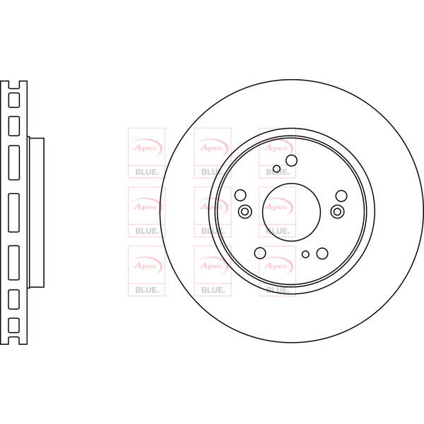 BRAKE DISC (FRONT) (SINGLE) image