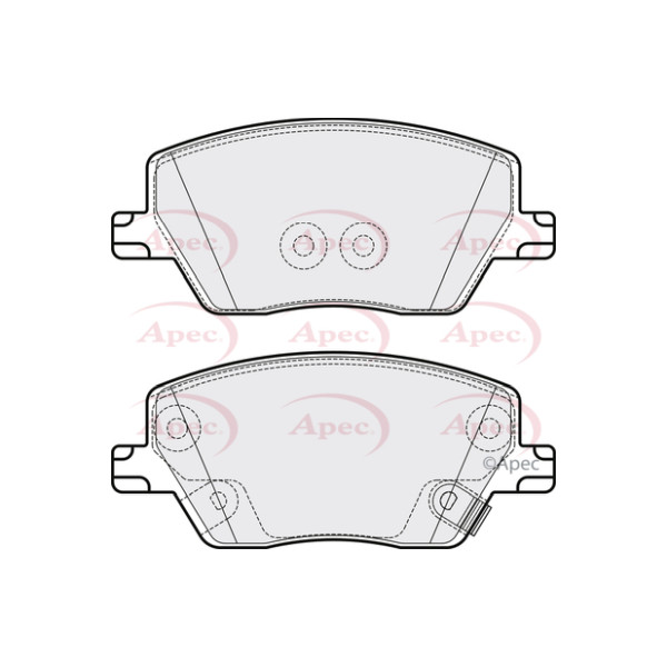 APEC BRAKE PADS (FRONT) (R90) image