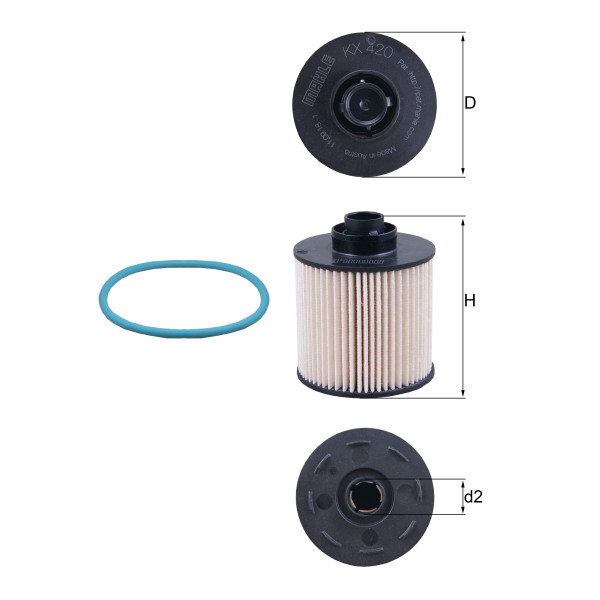 FUEL FILTER - ELEMENT image