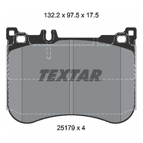 TEXTAR PC BRAKE PADS image