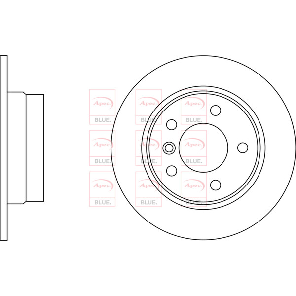 BRAKE DISC (REAR) (SINGLE) image