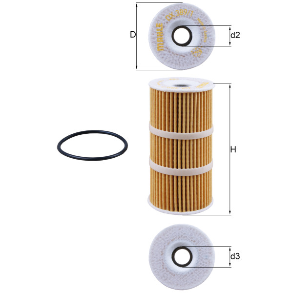 OIL FILTER - ELEMENT image