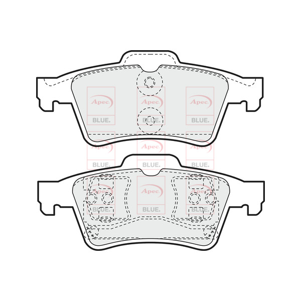 BRAKE PADS (REAR) (R90) image