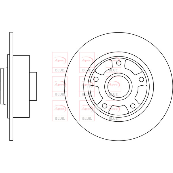 BRAKE DISC (REAR) (SINGLE) image