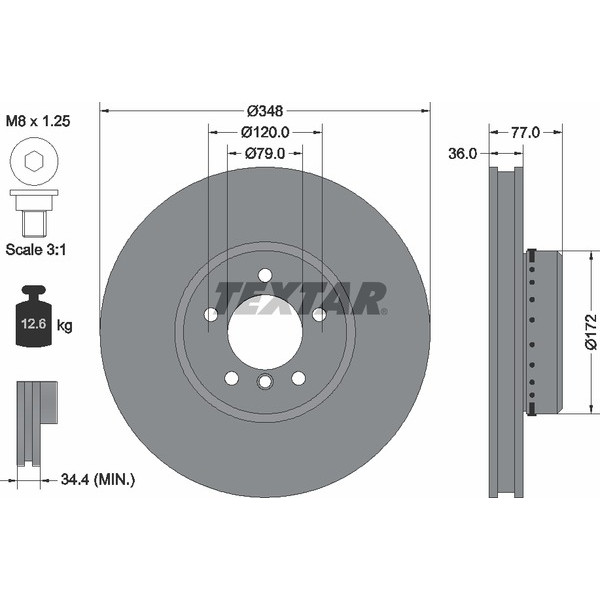 TEXTAR BIMETALLIC DISCS image