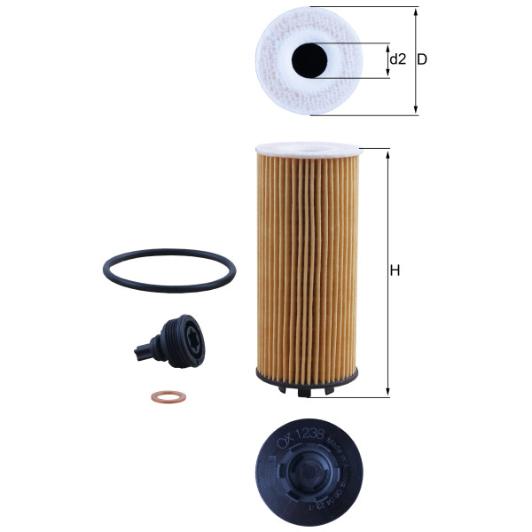 OIL FILTER - ELEMENT image