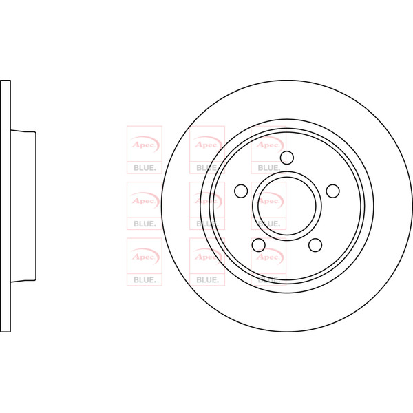 BRAKE DISC (REAR) (SINGLE) image
