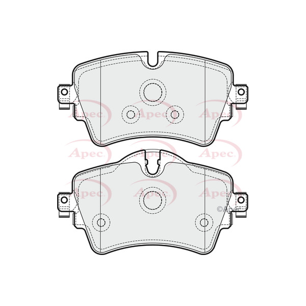 APEC BRAKE PADS (FRONT) (R90) image