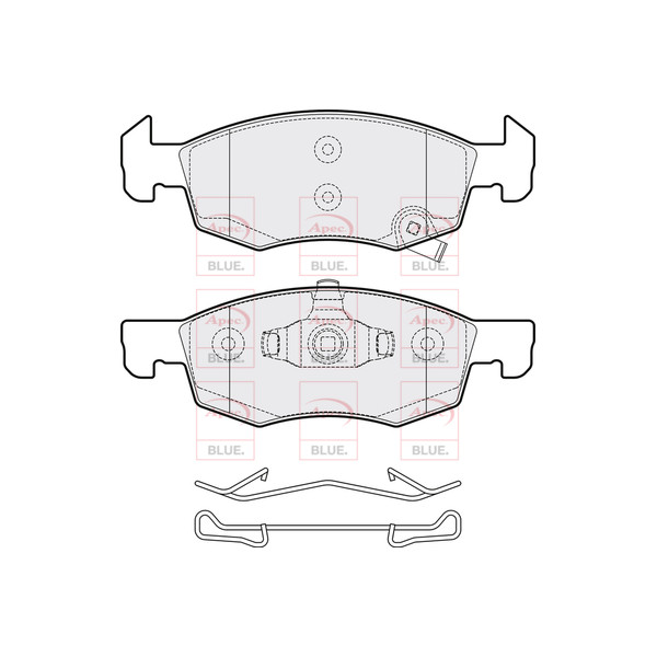 BRAKE PADS (FRONT) (R90) image
