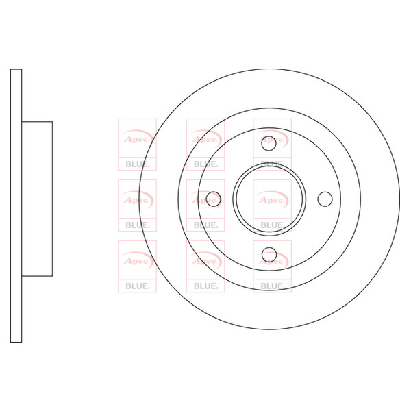BRAKE DISC (REAR) (SINGLE) image