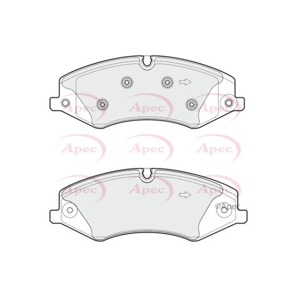 APEC BRAKE PADS (FRONT) (R90) image