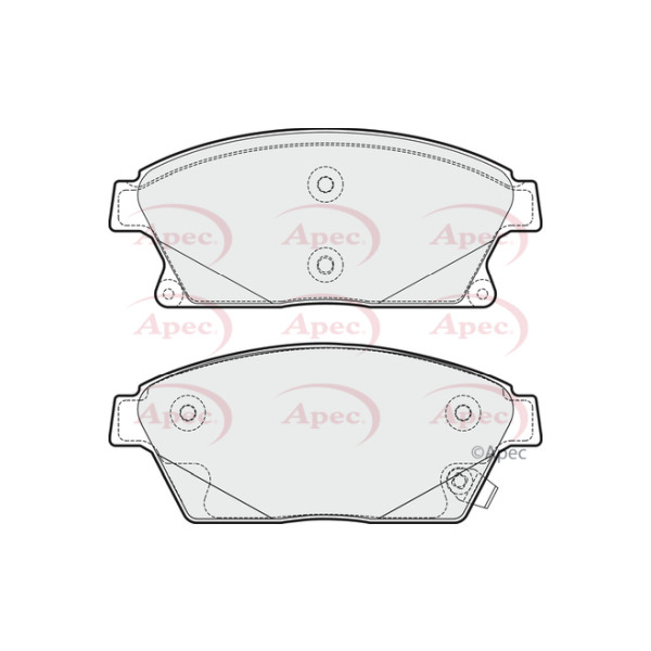 APEC BRAKE PADS (FRONT) (R90) image