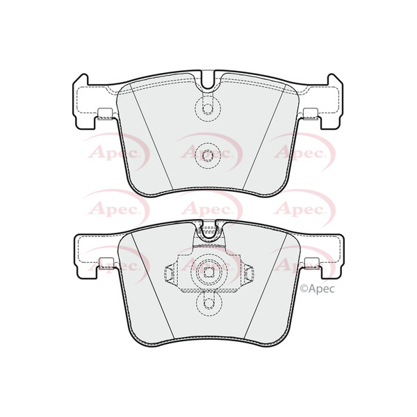 APEC BRAKE PADS (FRONT) (R90) image