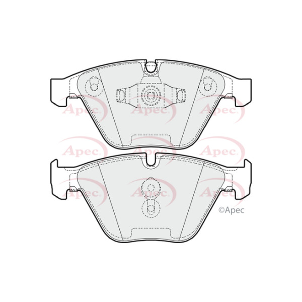 APEC BRAKE PADS (FRONT) (R90) image