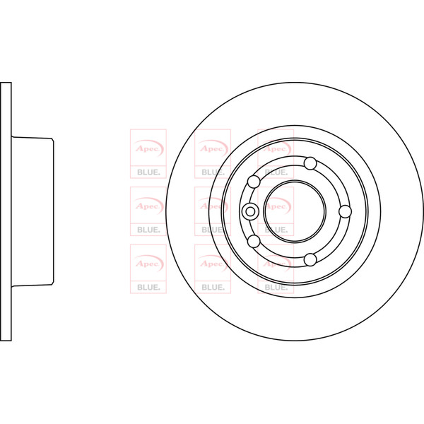 BRAKE DISC (REAR) (SINGLE) image