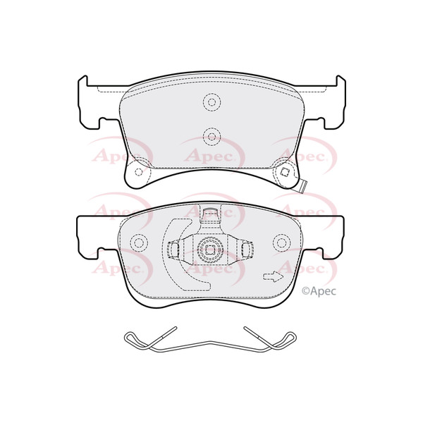 APEC BRAKE PADS (FRONT) (R90) image