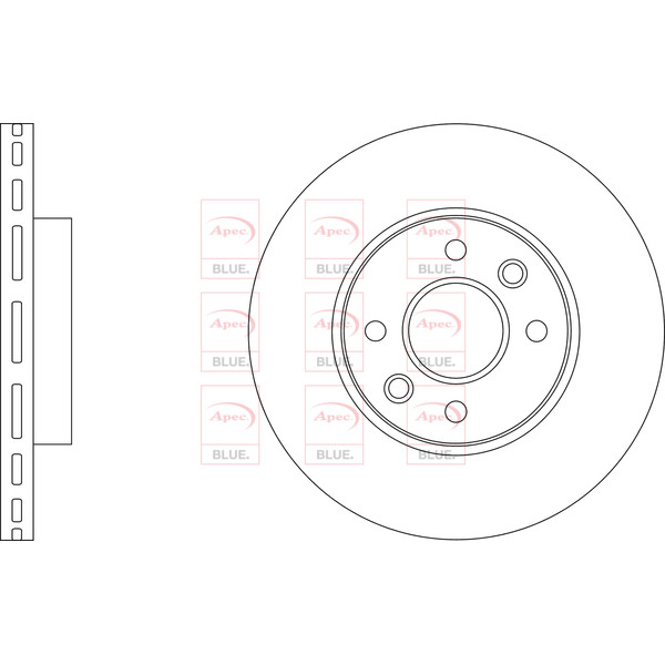 BRAKE DISC (FRONT) (SINGLE) image