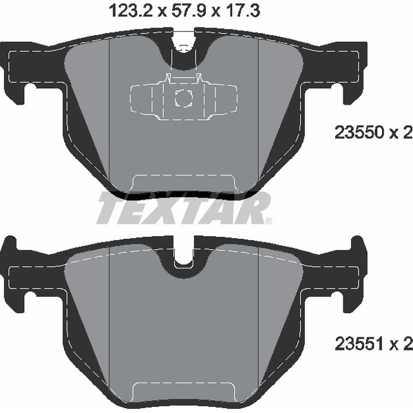 TEXTAR PC BRAKE PADS image