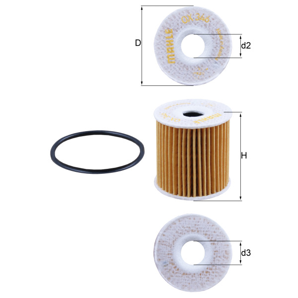 OIL FILTER - ELEMENT image