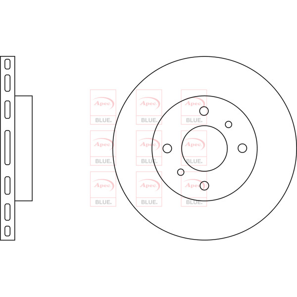 BRAKE DISC (FRONT) (SINGLE) image