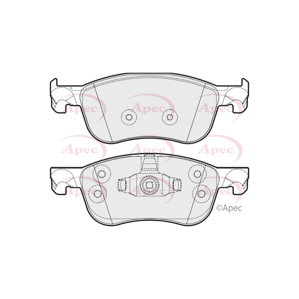 APEC BRAKE PADS (FRONT) (R90) image