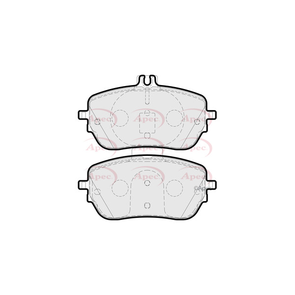 APEC BRAKE PADS (FRONT) (R90) image