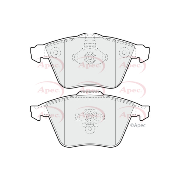 APEC BRAKE PADS (FRONT) (R90) image