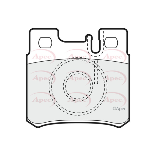 APEC BRAKE PADS (REAR) (R90) image