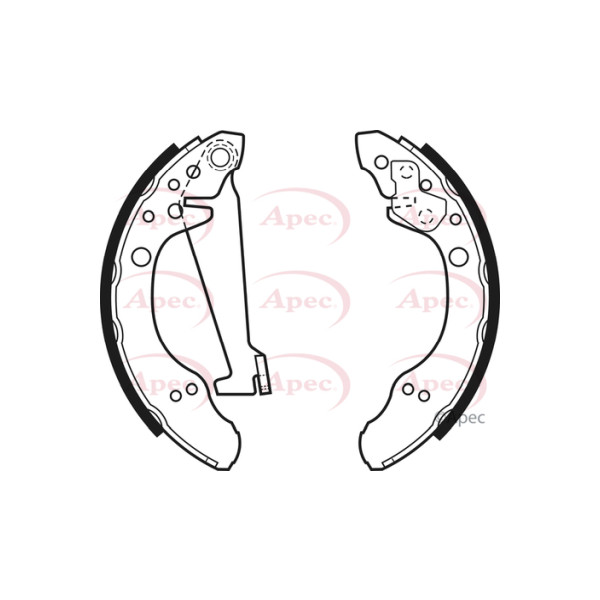 APEC BRAKE SHOES REAR image