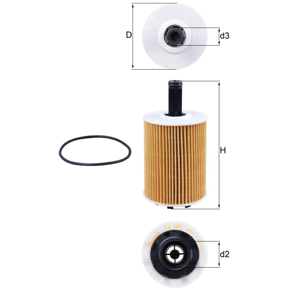 OIL FILTER - ELEMENT image