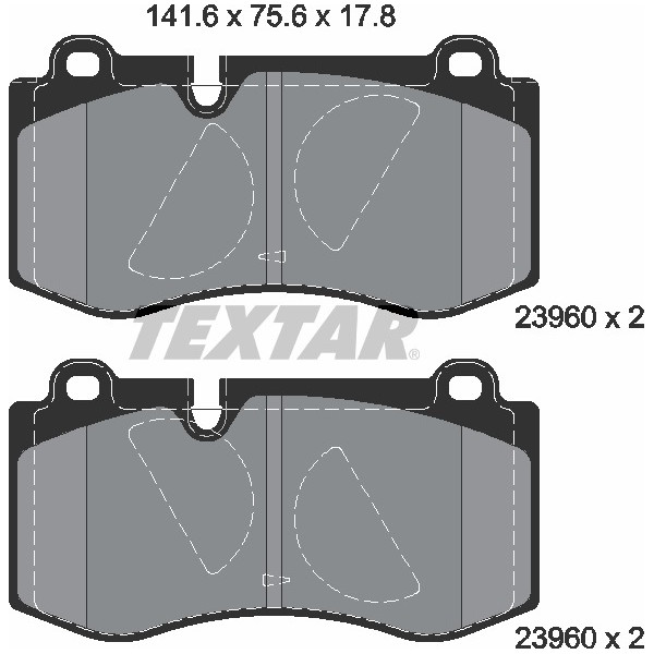 TEXTAR PC BRAKE PADS image