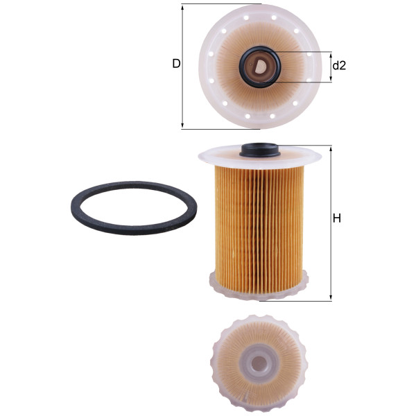 FUEL FILTER - ELEMENT image