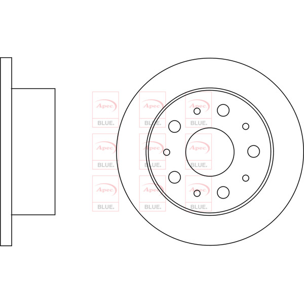 BRAKE DISC (REAR) (SINGLE) image