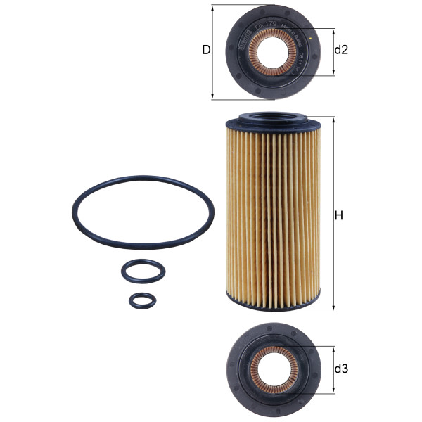 OIL FILTER - ELEMENT image