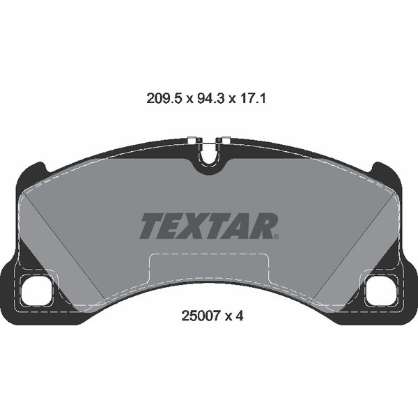 TEXTAR PC BRAKE PADS image