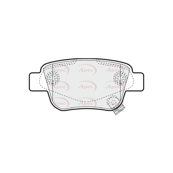 APEC BRAKE PADS (REAR) (R90) image