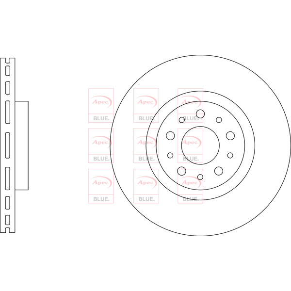 BRAKE DISC (FRONT) (SINGLE) image