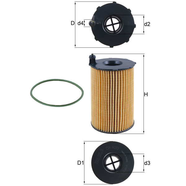 OIL FILTER - ELEMENT image