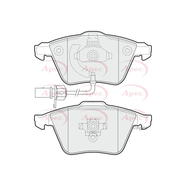 APEC BRAKE PADS (FRONT) (R90) image