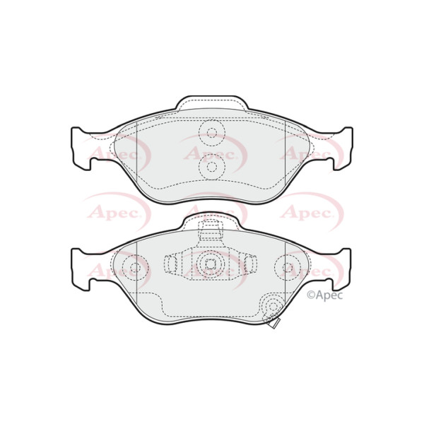APEC BRAKE PADS (FRONT) (R90) image