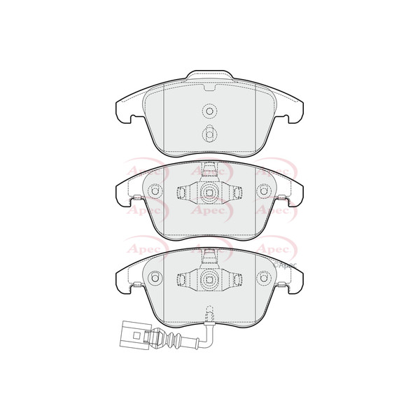 APEC BRAKE PADS (FRONT) (R90) image