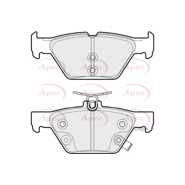 APEC BRAKE PADS (REAR) (R90) image