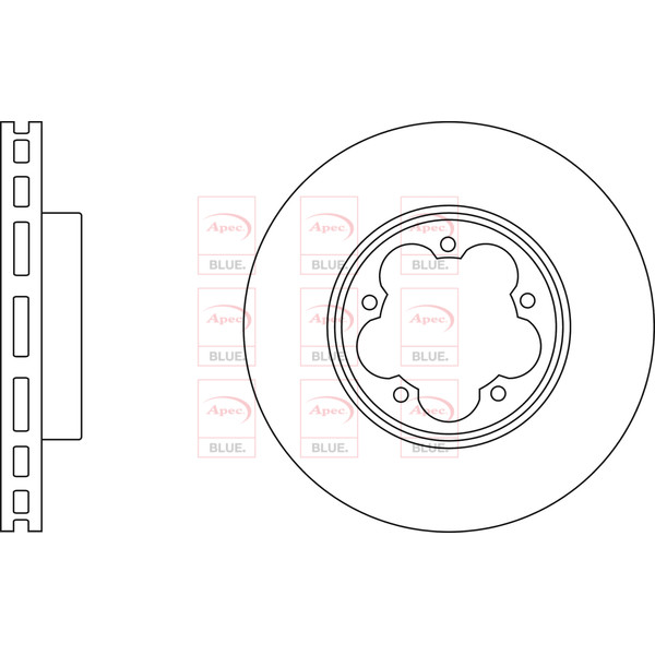 BRAKE DISC (FRONT) (SINGLE) image