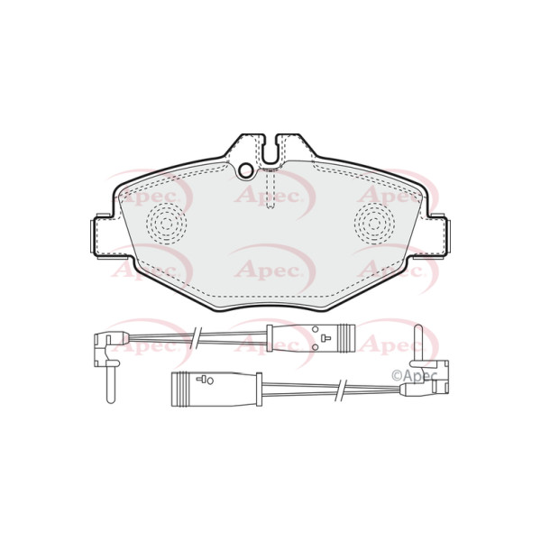 APEC BRAKE PADS (FRONT) (R90) image