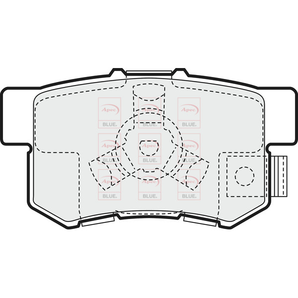 BRAKE PADS (REAR) (R90) image